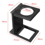 Loupe de table compte - fils , pliable compteur de fils en m�tal , grossissement de 10x , loupe de lecture ...