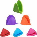 Lsol anti - brlure gant, mini gant de cuisine pou, clips de main en silicne isols, silicne lot gant ...