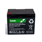 Lucas - batterie plomb etanche stationnaire et cyclage vrla agm lslc85 - 12 12v 85ah.