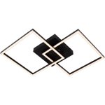 Lucide - arianne plafonnier - noir - led