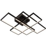 Lucide - lokero plafonnier led dim. cct 1x60w 2700k / 4000k noir