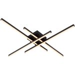 Lucide - novak plafonnier led dim. cct 1x42w 2700k / 4000k noir