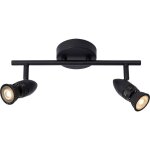 Caro spot plafond - noir - 2xgu10