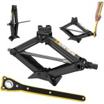 Cric  ciseaux 2t - conception rapide et conomique, hauteur maximale 390 mm, fabriqu en acier de qualit ...