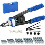 Crous  rivets jeu de pinces  rivets aveugles  main, jeu de rivets pour outils  rivets, incl. mandrin ...