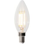 Luedd - ampoule led e14 � intensit� variable en 3 �tapes b35 transparente 4w 450 lm 2700k