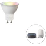 Ampoule led gu10 rgbw intelligente 5w 350lm 2200 - 4000k - luedd