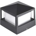 Lumi�re de colonne ext�rieur pour portail / villa ip65 �tanche aluminium - jardin, paysage, pelouse, ...