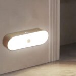 Lumi�re int�rieure � d�tecteur de mouvement lampe magn�tique avec d�tection automatique veilleuse portable ...