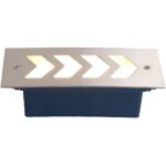 Lumi�re jardin enterr� - spot encastrable led exterieur, spot led rectangulaire de jardin 3 w, terrasse ...