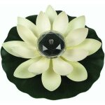 Lumire de lotus, dcoration d'tang flottant solaire fleur de lotus led fleurs changeantes lampe de ...