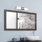 Lumi�re de miroir de led salle de bain 12w 25cm maquillage avant lampe de miroir d'�clairage 6000k blanc ...