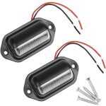 Lumi�re de plaque d'immatriculation led �tanche 6 smd, 2 paquets, lumi�re de plaque d'immatriculation ...