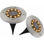 Lumire solaire extrieur 6 pack 10 led lampe solaire sol tanche ip65 spot solaire extrieur fei yu