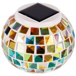 Lumiere solaire exterieur lampe solaire jardin fleur le jardin solaire allume la boule de globe en verre ...