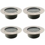 Zvd - lumire solaire extrieure, 4 pack 3 led spot - tanche ip65, dcoration jardin, blanc froid