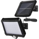 Lumire solaire extrieure avec dtecteur de mouvement ip65 tanche projecteur led avec cble de 5m projecteur ...