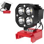 Lumi�re de travail led compatible avec la batterie milwaukee 18v, lampe de poche 40w 6000lm, lampe de ...