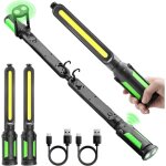 Lumi�re de travail rechargeable, lumi�re de travail sous capot � usage unique ou double avec aimant et ...