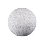 Luminaire extrieur boule imitation pierre ? sol ? 58, 5cm ? granite ? source remplaable