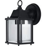 Luminaire ext�rieur endura classic s e27 noir, aluminium moul� sous pression, verre transparent, ip43, ...