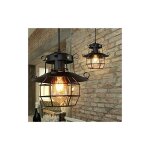Luminaire industriel, lampes suspendues de ferme vintage r�tro, lampe suspendue cr�ative vintage pour ...