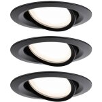 Paulmann licht - paulmann 93080 set nova plus luminaire � led encastrable led 18 w noir