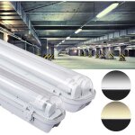 Luminaire led pour pièces humides 60 cm, 2 x 18 w tube led pour atelier, plafonnier pour bureau, entrepôt, ... Luminaire led pour pièces humides 60 cm, 2 x 18 w tube led pour atelier, plafonnier pour bureau, entrepôt, ...