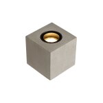 Slv - luminaire mobile extrieur carr gris concreto gu10 10 w max 240v ip 65 1006409