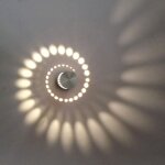 Luminaire mural � led 3 watts, lampe murale en aluminium, lampe pour salle de bain, lampe murale moderne, ...