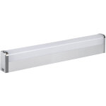 Luminaire mural led akvo ip44 ? 15w ? chrome ? 1600lm ? rectangulaire