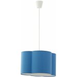 Licht - erlebnisse - luminaire de plafond pour chambre d'enfant bleu nuage enfants e27 tissu plafonnier ...