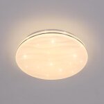 Luminaire plafonnier led Étoilé, 24w lampe de plafond pour chambre enfant lumiere chaude 3000k, lustre ... Luminaire plafonnier led Étoilé, 24w lampe de plafond pour chambre enfant lumiere chaude 3000k, lustre ...