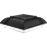 Luminaires solaires pour poteaux - lumi�res solaires carr�es pour cl�ture -