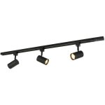 Luminaire sur rail lectrique  intensit variable 'jorell' en aluminium pour salon & salle  manger