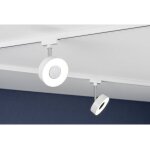 Luminaire sur rail haute tension paulmann circle urail led intgre 5 w led blanc w893711