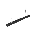 Optonica - luminaire suspendu lin�aire led 40w 4400lm blanc naturel 4000k 120� - noir - longueur 1200mm ...