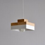 Luminaire suspendu moderne plafonnier contemporain vernis blanc luminaire suspendu lustre de plafond ...