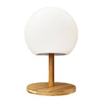 Lumisky luny lampe portable bambou blanc chaud froid