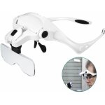 Lunette loupe avec 2 led - loupe eclairante loupe frontale pour lecture, tous les travaux de précision, ... Lunette loupe avec 2 led - loupe eclairante loupe frontale pour lecture, tous les travaux de précision, ...