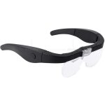 Lunette loupe avec 2 led, frontale grossissantes avec 4 lentilles amovibles pour lecture, bijoutier, ...
