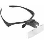 Lunette de loupe, bandeau en verre amplifi� �clair� par led, loupe de serre - t�te de style lunettes ...