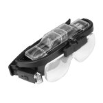 Lunette loupe eclairante led 2 lumires, loupe serre - tte pour lecture prcision travail horloger malvoyant ...