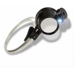 Lunettes loupe grossissante avec clairage led 15x zoom - casque loupe frontale serre tte avec lumire ...