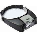 Lunettes loupe grossissante helmet avec clairage led - 1. 5x - 10x zoom - casque loupe frontale serre ...