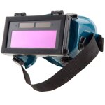 Lunettes masque de soudure lcd batterie solaire auto - obscurcissant / assombrissantes lunette de protection ...