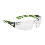 Lunettes de protection bolle rush + , incolore, polycarbonate anti - bu�e, r�sistant aux rayures, protection ...