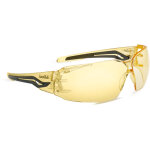 Lunettes de protection bolle silex, jaune, polycarbonate anti - bu�e, r�sistant aux rayures, protection ...