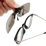 Lunettes de soleil � clip, verres jaunes 40x60mm, vision nocturne am�lior�e