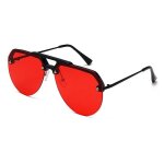 Lunettes de soleil de conduite semi - cerclées pour hommes et femmes bloquant 100 % les uv Lunettes de soleil de conduite semi - cerclées pour hommes et femmes bloquant 100 % les uv